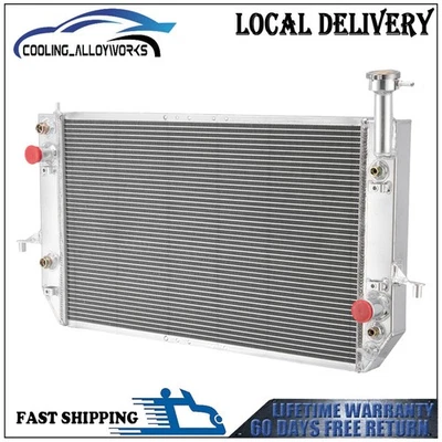 3 Row Aluminum Radiator Fit 1996-2005 98 2000 Chevy Astro GMC Safari 4.3L V6 GAS - Imagem 1 de 4