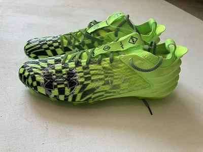 Under Armour 3026333-300 Blur Smoke 2.0 MC LE Football Cleats Yellow Size 14 - Image 1 of 4