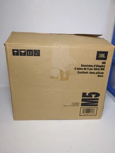 JBL M5 Black Bookshelf Speakers New - Picture 1 of 4