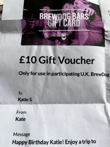 Brewdog Gift Voucher - Picture 1 of 1