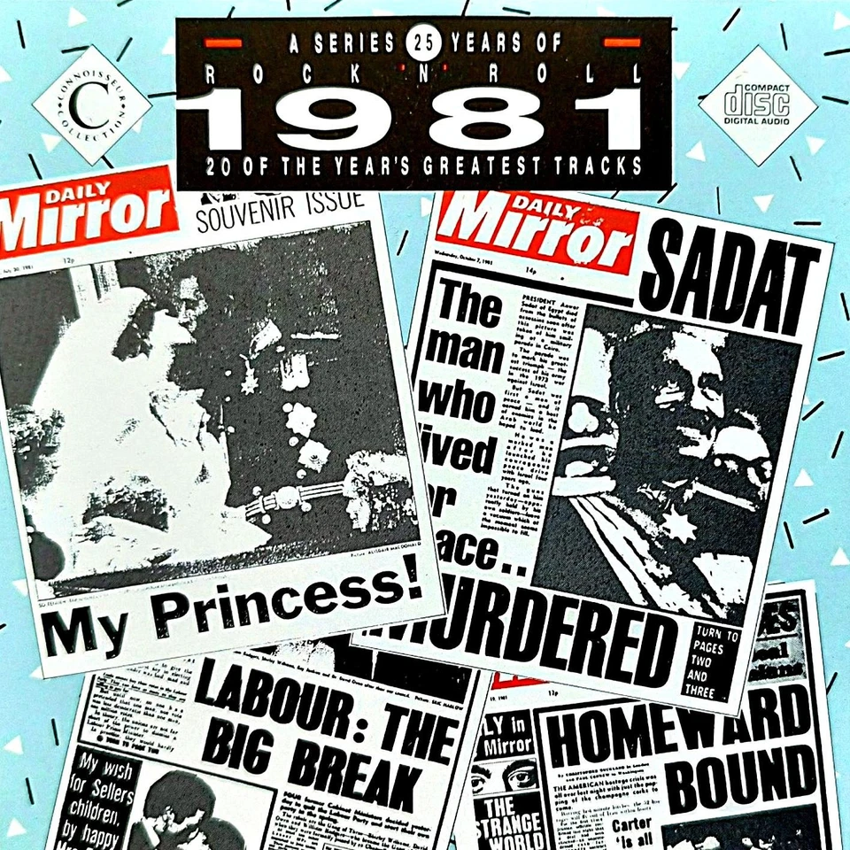 A Series 25 Years Of Rock `N´ Roll *1981* 💽CD Limited London Serie🎸🎶 ~ 👍👍👍 - Bild 1 von 4