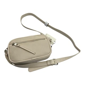 Stradivarius Beige Camera Bag Fabric Over Shoulder Strap Adjustable Medium Size  - Picture 1 of 6