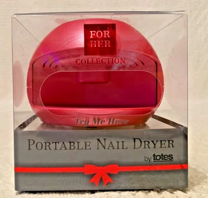 S351-TOTES-Secador de uñas portátil rosa-Requiere 2 pilas AA (NO incluidas}-Funciona - Imagen 1 de 10