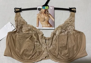 M&S WILD BLOOMS LACE COLLECTION UNDERWIRED FULL CUP Bra In ROSE QUARTZ Size 36D - Picture 1 of 6