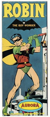 🔥 VINTAGE - ROBIN - THE BOY WONDER - ORIGINAL AURORA MODEL *SEALED* 1966 Batman - Image 1 of 2
