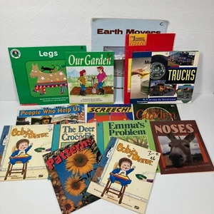 Lot Of 15 Guided Reading Level ABCDE Paperback Single Copies Homeschool Tutoring - Foto 1 di 16