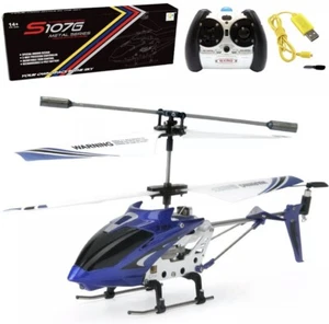 Syma S107G RC Helicopter 3.5CH Remote Control Helicopter w Gyro Kids Gift Blue - Picture 1 of 8