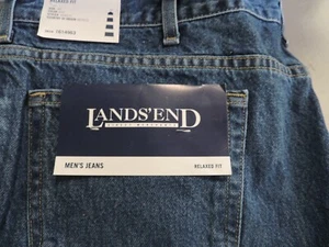 Lands End Mens Relaxed Fit Jeans size 42 - Picture 1 of 7