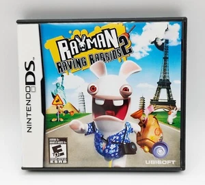 Rayman Raving Rabbids 2 (Nintendo DS, 2007) CIB Complete & Tested - Picture 1 of 3