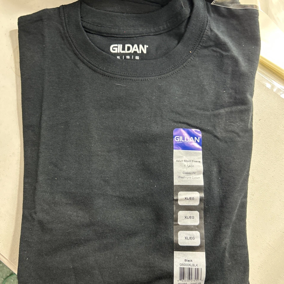 4 Pack Of Gildan Adult Heavy Cotton Stylish -Casual Plain T-Shirt - G500 Sz M