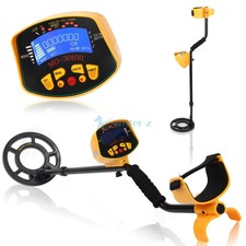 Metal Detector LCD Screen Deep Target Power Coils Treasure Hunting Waterproof UK