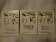 MtG - Magic the Gathering - Revised (3rd Edition) - Resurrection (x 3)