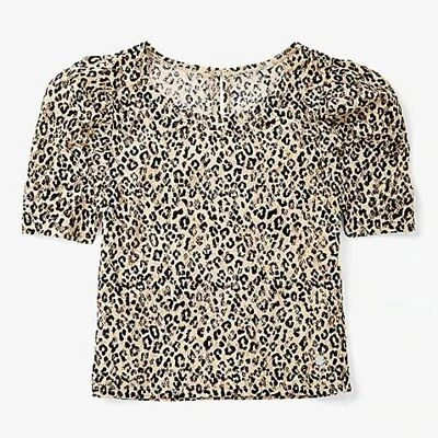 JUSTICE SIZE 14 LEOPARD LACE WITH CAMI TOP NWT animal print neutral modest - Image 1 of 3