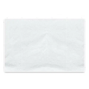 2 Seitenteile weiß für Pavillon Partyzelt ohne Fenster PE 100 g/m² Seitenplane - Bild 1 von 4