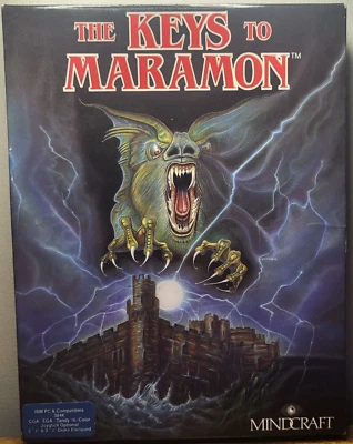 The Keys to Maramon | 1990 | Mindcraft | BIG BOX PC 5.25" & 3.5" Disks  - Image 1 of 4