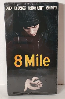 8 Mile VHS Sealed Eminem Movie  - NEW FACTORY SEALED - Image 1 of 4