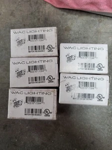 WAC-LTG WPC-RT-WT RECESSED I POWER FLANGE 5EA NEW - Picture 1 of 3