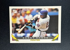 1993 Topps Barry Bonds #2 Baseball Card Pittsburgh Pirates