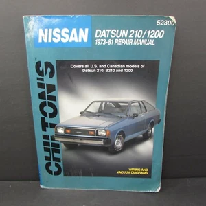 Chiltons Repair Manual 52300 Nissan Datsun 210 B210 1200 1973-1981 - Picture 1 of 5