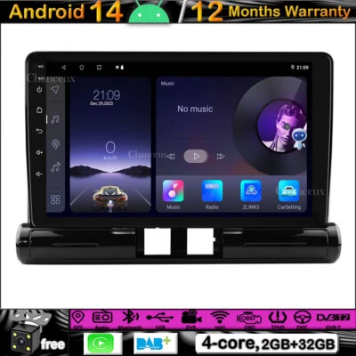 Radio estéreo para coche Android 14 9" Carplay DAB GPS SATNavi para Citroen C3 Aircross C4 - Imagen 1 de 4