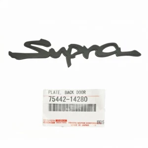 Genuine Toyota Rear Supra Emblem Badge For Supra MK4 JZA80 7544214280 - Picture 1 of 4