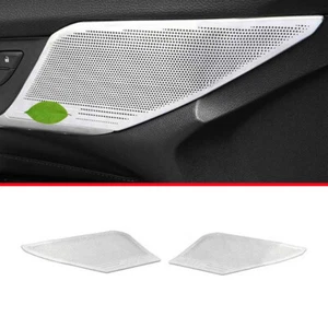 Silver Titanium Front Door Speaker Panel Cover Trim For Cadillac CT4 2020-2022 - Picture 1 of 6