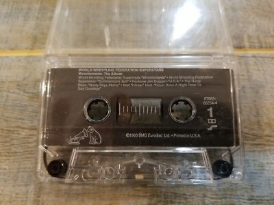 1993 WWF Wrestling Superstars * WRESTLEMANIA THE ALBUM * Cassette Tested  WWE - Image 1 of 4