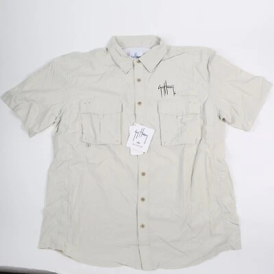 Camisa de Pesca Guy Harvey por AFTCO Bluewater Para Hombres L Ventilada 30 UPF-UV Tostada Nueva con Etiquetas Foto 1 de 3