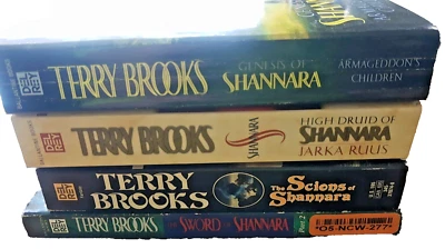 Terry Brooks Fantasy LOT 4 Genesis of Shannara Jarka Ruus Scions Shannara Sword - Imagem 1 de 4