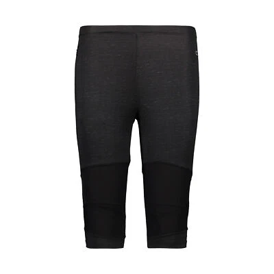 CMP Pantalón De Correr Para Niñas 3/4 Híbrido Negro Transpirable - Imagen 1 de 2