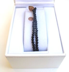14k solid rose gold charms 4 black onyx bead natural bracelet hamsa genuine men 