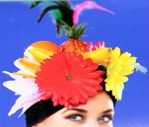 COPACABANA Latin Cha Cha Dancer Carmen Miranda Mardi Gras FRUIT HAT HEADGEAR New - Picture 1 of 2