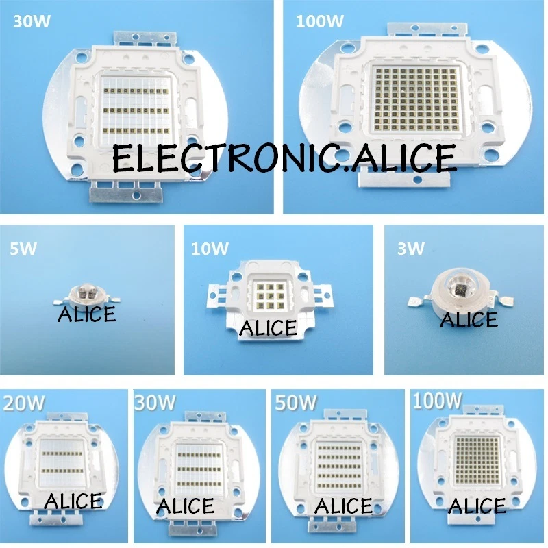 NEU High Power 730nm 850nm 940nm IRLED Chip 3W 5W 10W 20W 30W 50W 100W LED Chip - Bild 1 von 1