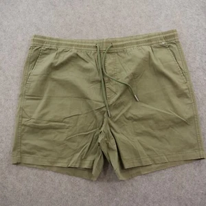 Psycho Bunny Shorts Mens 3XL XXL Green Flat Front Drawstring Elastic Waist New - Picture 1 of 16