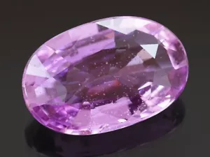 NATURAL MINE - UNHEATED OVAL PURPLE SAPPHIRE 1.28 CTS. - Bild 1 von 3