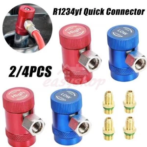 1/4 Quick connector R1234yf Adapter Coupler Automotive for AC High/Low Side Kit - Picture 1 of 12