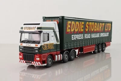 Corgi Modern Truck CC13201 DAF XF 95 CURTAINSIDE TRAILER EDDIE STOBART LTD - Image 1 of 3