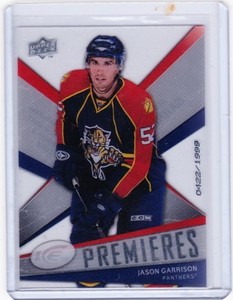 08-09 2008-09 UPPER DECK ICE JASON GARRISON ROOKIE PREMIERES /1999 106 PANTHERS