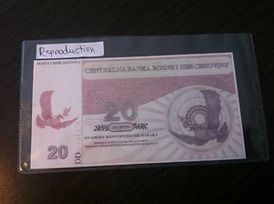 Bosnia And Herzegovina banknotes - 20 Convertible Maraka 1997 - 20 Maraka ! - Bild 1 von 2