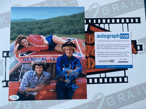 JOHN SCHNEIDER signed photo DUKES OF HAZZARD / BO DUKE 8x10 ACOA Cover