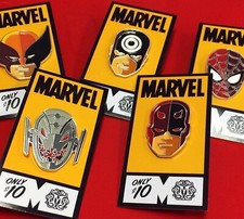 MONDO DC / MARVEL Enamel Pins by TOM WHALEN *You Pick - 10% off 2+ NEW / RARE