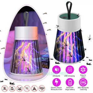 Exterminador De Insectos Lampara Luz UV Para Mata Mosquitos Moscas Trampa 360° - Picture 1 of 32