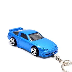 1996 Nissan 180SX Type X Blue 1/64 Scale Diecast Custom 🎁 GREAT Gift 🎁  - Picture 1 of 6