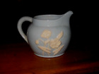 Vtg. Japanese Maruhon Ware Hand Painted Embossed Floral Pitcher