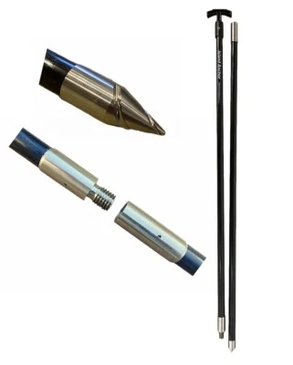 SALTY ADVENTURES Island Anchor - 1" x 6' - 2 Piece - Shallow Water Anchor Pole