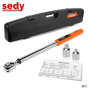 3Pcs 1/2" Dr. Torque Wrench Digital Display 17-340N.m/25-250ft.lb with Case - Picture 1 of 9