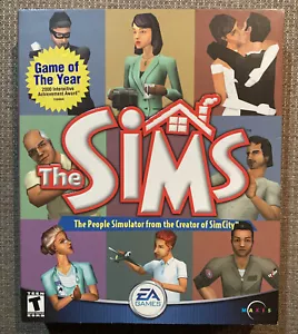 The Sims PC Big Box Game First Edition / First Cover Very RARE Complete EA - Picture 1 of 12