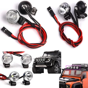 2x 18mm Retro Luz LED Faro Foco Lámpara Para TRX4 SCX10 1/8 1/10 RC Coche - Imagen 1 de 16