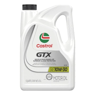 Castrol GTX 10W-30 Conventional Motor Oil, 5 Quarts - Image 1 of 4