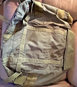 Military US Army Large Field Pack Combat Backpack Nylon Green No Frame - Picture 1 of 9